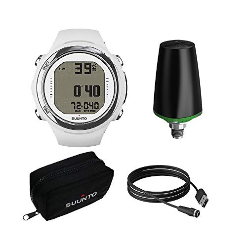 Suunto D4i Novo with Wireless Tank Pressure Transmitter, USB Cable, and