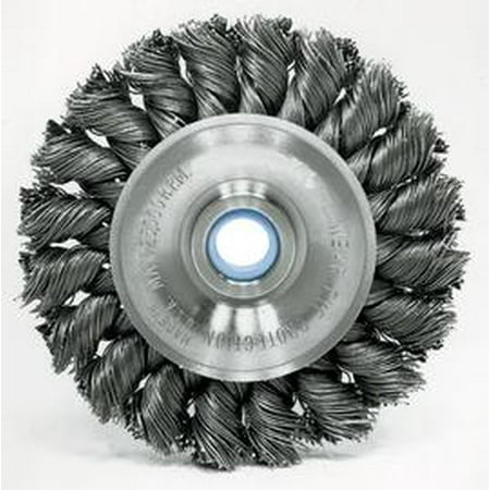 

Radnor 3 X 1/2 - 3/8 Carbon Steel Knot Wire Wheel Brush (4 Pack)