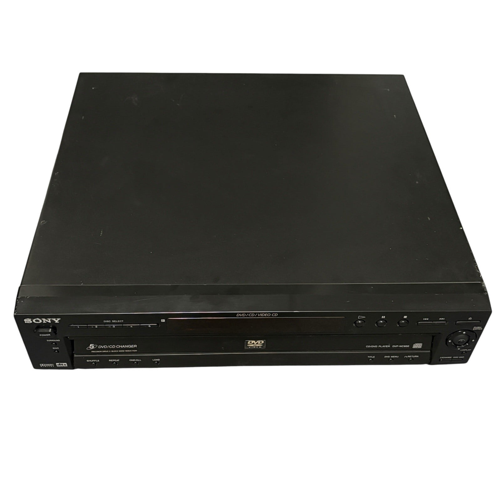 Restored Sony DVP-NC600 5-Disc DVD/CD Carousel Changer, Black - Walmart.com