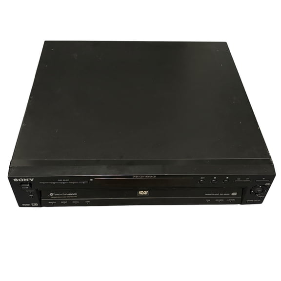 Restored Sony DVP-NC600 5-Disc DVD/CD Carousel Changer, Black