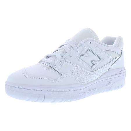 New Balance 550 BB550WWW Sneaker Men's Triple White Leather Low Top Shoes NR8094 (White,11.5)