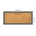 thumbnail image 4 of Amanti Art Natural Cork Board Wood Framed Regis Barnwood Grey Narrow Bulletin Board 33 in. x 15 in., 4 of 7