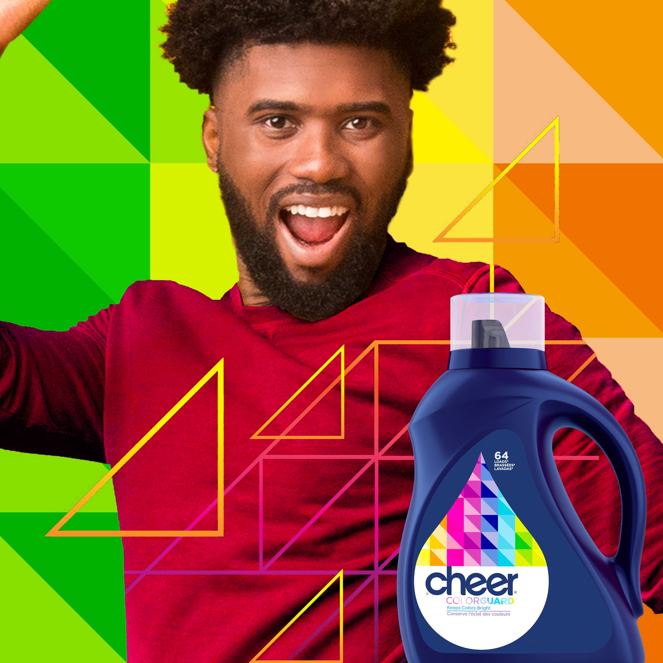 Cheer Colorguard Liquid Laundry Detergent, 141 fl oz, 107 Loads