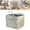 B, variant on Quilted Laundry Basket with Handles, Quilted Car Basket, Fabric Storage Basket, Foldable Floral Print Storage Basket, Portable Organizer Basket, Washable Storage Baskets with Pocket 1Pcs