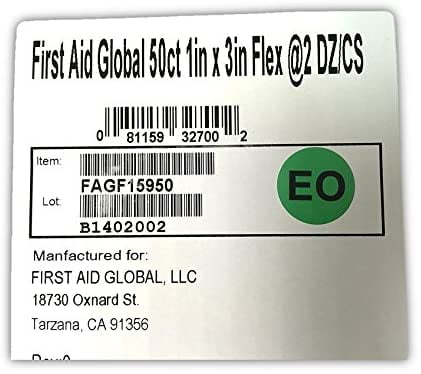 Flexible Fabric Bandages 50/Box & 24 Boxes/case from First Aid Global