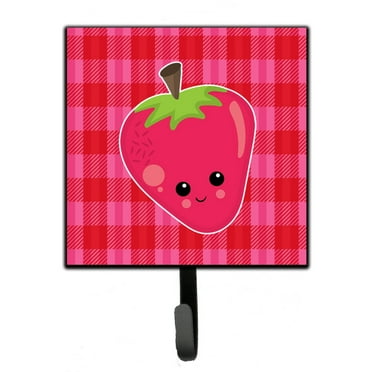 Strawberry Face Leash or Key Holder