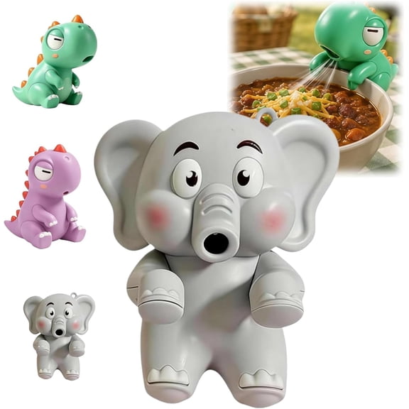 Food Cooling Fan, Dinosaur Soup Blower with Hands-Free Clip