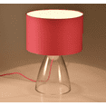 thumbnail image 1 of Lampara De Mesa Iluminacion Luz Vic Belero Roja, 1 of 3