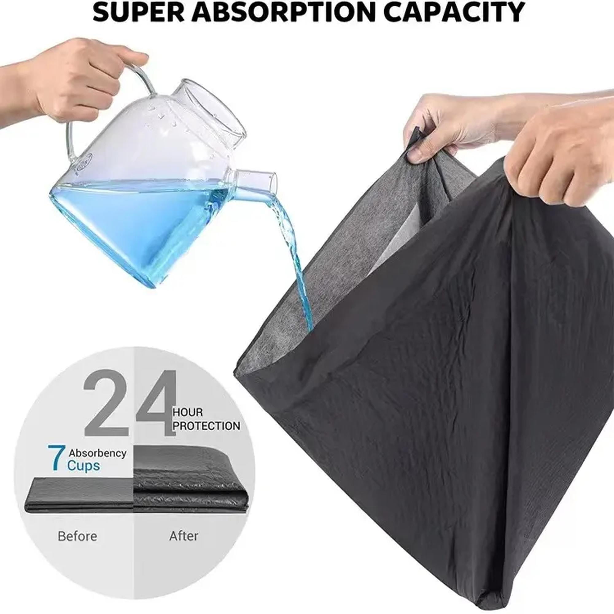 High-Absorbency Puppy Training Pads | Leak-Proof & Odor-Control Pet Pads |Training Pads Biodegradable Pads | Essential for New Pet Owners