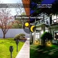 thumbnail image 2 of Linterna solar Kurifier, paquete de 8 unidades, llama parpadeante, resistente al agua, 2 of 7