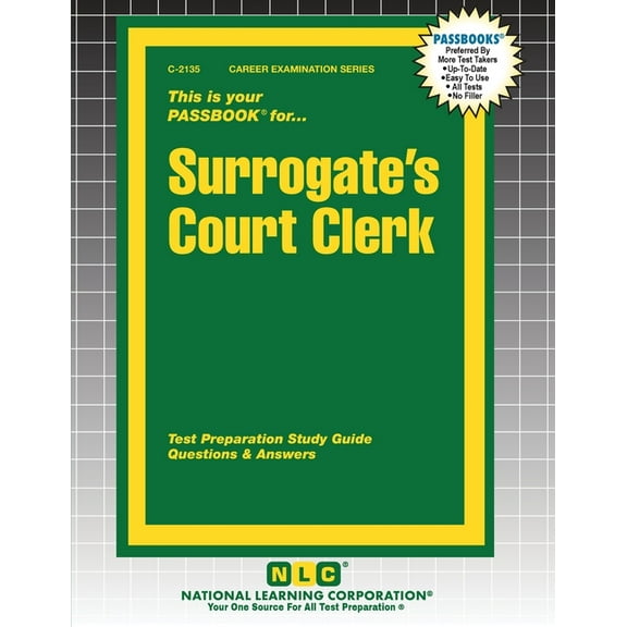 Career Examination Surrogate's Court Clerk, Book 2135, (Paperback)