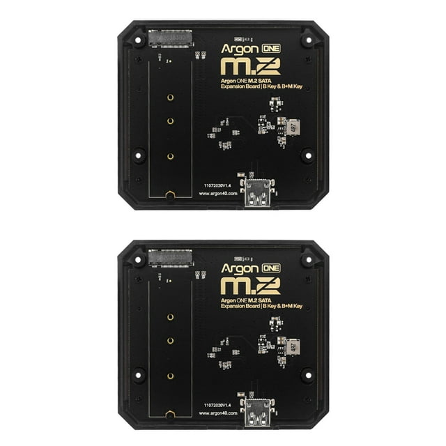 2X Carte d'Extension M.2 USB 3.0 vers M.2 Adaptateur SATA SSD pour Raspberry Pi 4 Base Modèle B pour Argon ONE V2/M.2 Étui