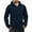 Navy, variant on Goodtrade8 Mens Jackets Big and Tall Hooded Outwear Sports Pockets Long Sleeve Warm Solid Color Coats for Men