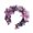 Purple, variant on Multipurpose Flower Crowns Hair Fashion Accessory Chinese Inspired Designs for Special Event and Everyday Daily Use