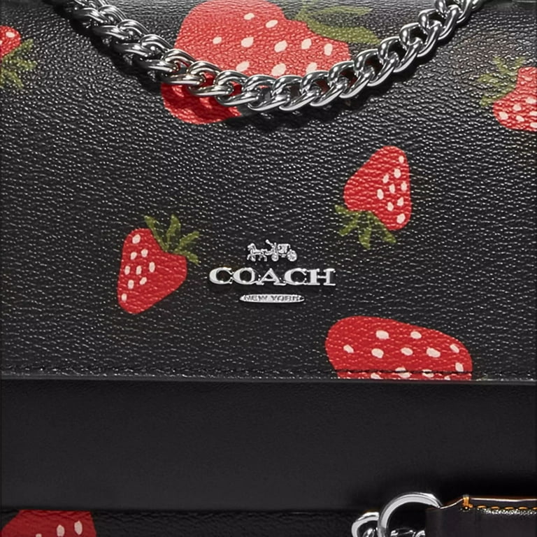 Coach Women's Mini Klare Crossbody With Wild Strawberry Print