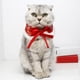 thumbnail image 1 of Bufanda de Gato de Nad Disfraz de Mascota Ropa Noel para Mascotas Perro Rojo M, 1 of 7