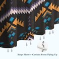 thumbnail image 6 of Boho Multicolor Geometric Ethnic Pattern Shower Curtain 36"x72" ,Bathroom Decorative Shower Curtains Set with 12 Hooks,Modern Waterproof Washable Shower Curtain, 6 of 6