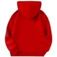 thumbnail image 4 of CYRBOKO Toddler Boys Halloween Hoodies, Holiday Casual Loose Fit Long Sleeve Kids Sweatshirts Red Size 4-5 T, 4 of 5