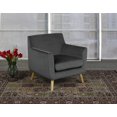 thumbnail image 1 of Fauteuil club, Gris, 1 of 1