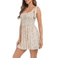 thumbnail image 5 of HDE Women's Summer Mini Romper Dress with Built in Shorts Spring Floral L, 5 of 6