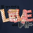 thumbnail image 3 of CafePress - All You Need Is Love And Coffee T Shirt - Women's Traditional Fit Dark T-Shirt, 3 of 4