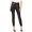 Black, variant on I.N.C Womens Faux-Leather Casual Trouser Pants, Black, 6