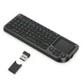 thumbnail image 3 of This mini wireless keyboard features a white/7-color backlit touchpad, mouse, and flashlight. It's portable and stylish, suitable for PCs, tablets, TVs, and smartphones, and perfect for travel, offic, 3 of 24