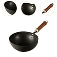 thumbnail image 6 of deevoka Iron Wok Induction Cooker Boiling Chinese Wok for Camping Kitchen Restaurant 28CM, 6 of 9
