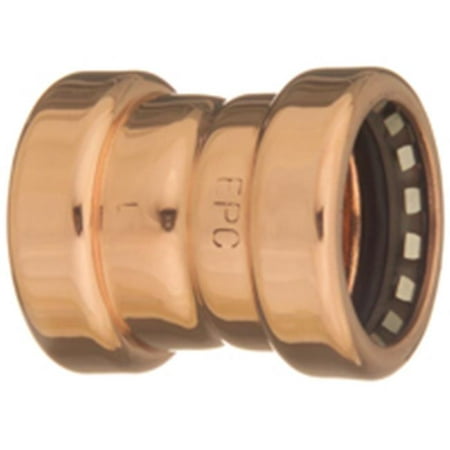 10170705 .75 in. Push Fit Copper Coupling With (Best Way To Stop Coughing Fits)