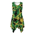 thumbnail image 5 of Garronmavis Jamaican Flag Couple Matching Outfit Husban and Wife Clothing Summer Men's Button Down Shirt Beach Shirts and Womens Sleeveless Dress Flowy Vacation Sundress, 5 of 8