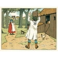 thumbnail image 2 of T. Butler-Stoney 24x19 Gold Ornate Framed and Double Matted Museum Art Print Titled - The Old Man Who Lived in a Wood Pl 05 (1902), 2 of 4