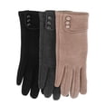 thumbnail image 2 of Guantes Patelai de invierno para enviar mensajes de texto con pantalla táctil para mujer, 3 pares, 2 of 7