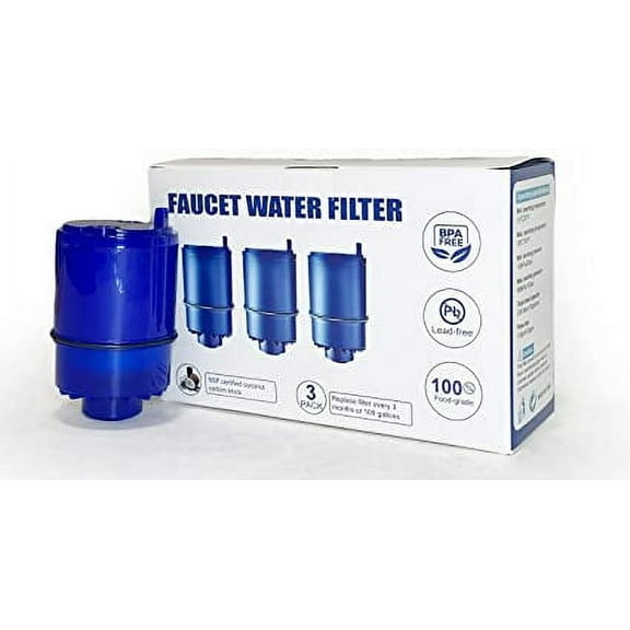 Nispira Blue RF-99XX Water Filter Replacement Compatible with Faucet Filtration Systems, Pack of 3, Not OEM