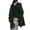 Green, variant on Men Plus Size Winter Anorak Lapel Long Sleeve Padded Thicken Coat Sheepskin Jacket for Cold Weather Outdoor Wear