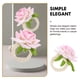 thumbnail image 2 of 12 porta servilletas con rosas artificiales para bodas, decoración de mesa, 2 of 7