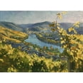 thumbnail image 2 of Strube, Ling 18x15 Black Ornate Wood Framed with Double Matting Museum Art Print Titled - Mosel Landscape, 2 of 4