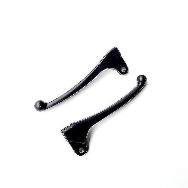 Universal left and right brake levers compatible with scooters, mopeds (2 pieces, black)