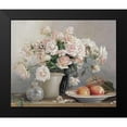 thumbnail image 2 of Roelofs, Wouter 23x20 Black Modern Framed Museum Art Print Titled - Roses in vase, 2 of 5