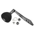 thumbnail image 4 of Uxcell Baitcasting Power Handle Metal Fishing Reel Handle Knob Grip Replacement, Silver, 4 of 6