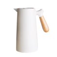 thumbnail image 1 of Hervidor de agua nórdico de 100 ml con aislamiento térmico para el hogar, olla de vidrio con aislamiento térmico blanco, 1 of 8