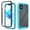 Sky Blue SB, variant on Latrodar Protective Transparent TPU Protective Case Cover For 12/12PRO 6.1inch Practical&Affordable Blue Home Essentials