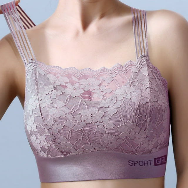 Seamless Lace Bandeau Bra Top with Removable Padding for Support and Comfort Versatile Everyday Wear Smooth Non-Wire Underwear Backless-Feel Base Layer