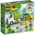thumbnail image 3 of LEGO DUPLO Town Garbage Truck and Recycling 10945 Educational Building Toy For Toddlers and Kids (19 Pieces), 3 of 10