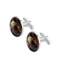 thumbnail image 2 of Bohemian Stylish Men's Cufflinks Set for Formal Attire, Made of Stainless Steel, for Wedding or Business Meetings, 2 of 6