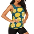 thumbnail image 2 of Lsque Lemon Printed Workout Tank Tops for Women, Athletic Sports Tank Tops, Compression Sleeveless Dry Fit Shirts,Sleeveless Yoga Shirt-Large, 2 of 9