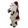 thumbnail image 3 of Northlight 24" Santa Claus with Bag of Gifts and Naughty or Nice List Christmas Figure, 3 of 4