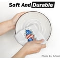thumbnail image 5 of Stripes Eucalyptus Leaves American Flag Stars Heart Veterans Day Kitchen Towels Dish Towels, 18x26 Inch Decoration Hand Towels Set of 2, 5 of 5