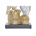 thumbnail image 2 of Decorative Figure DKD Home Decor Owls Golden White Resin Traditional (14,5 x 9 x 26 cm), 2 of 3