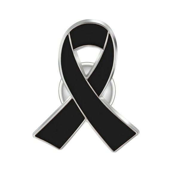 Elegant Silk Ribbon Cancer Awareness Lapel Pin Heart Shaped Brooch For Clothing Bags Fashion Accessory