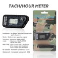 thumbnail image 2 of Motocicleta universal 60000RPM LCD Digital Hour Meter Temporizador reiniciable a prueba de agua, 2 of 6